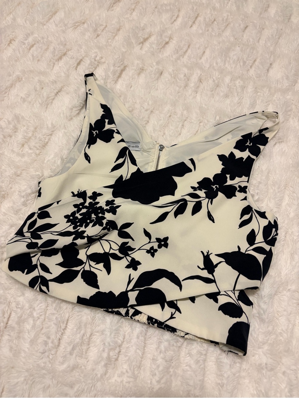 LOB floral open back top